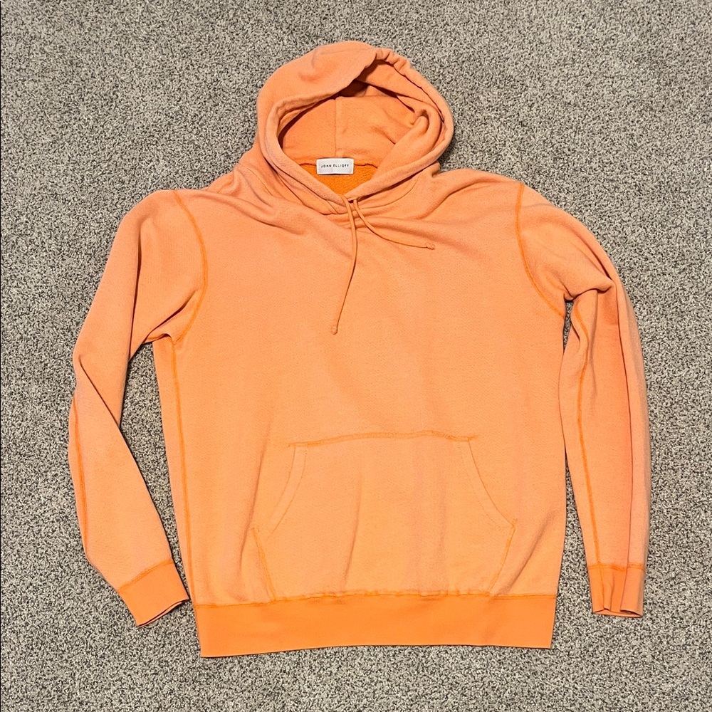 John Elliot Orange Hoodie for Men